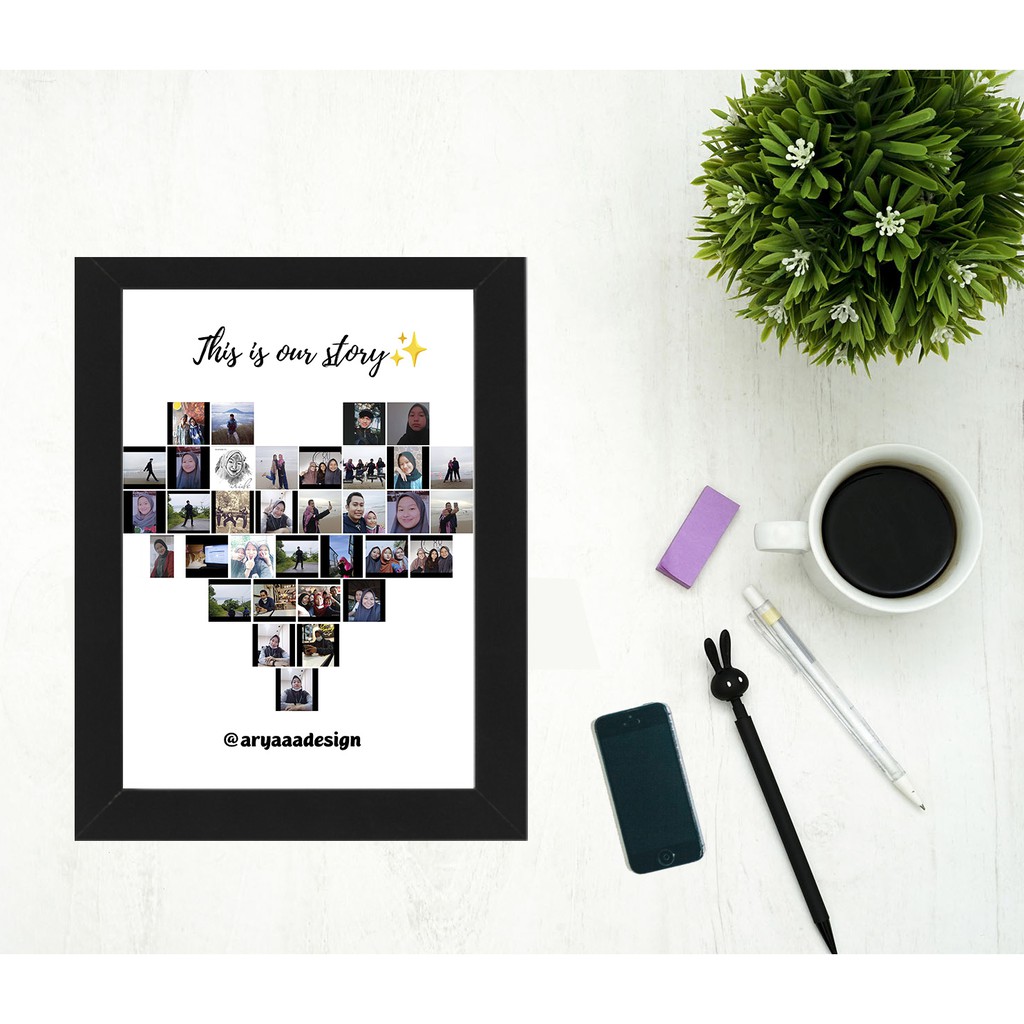 

KADO UNIK frame / Kado Annive / kado ulang tahun / kado nikahan Model MZK01