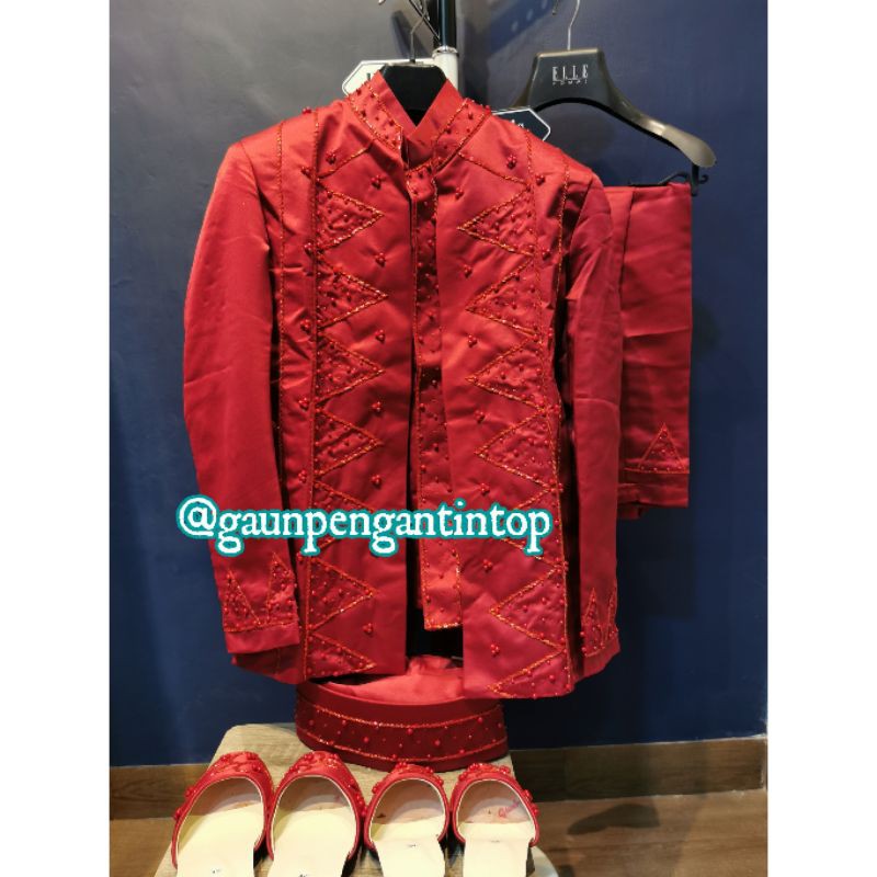 READY PREMIUM Jas Beskap Pengantin Keluarga full payet Jaminan MUTU