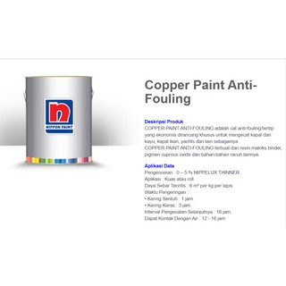  Cat  Kapal COPPER PAINT ANTI FOULING 1Kg NIPPON PAINT 