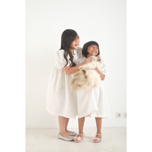 HEMA WHITE DRESS / DRESS ANAK / VINTAGE DRESS