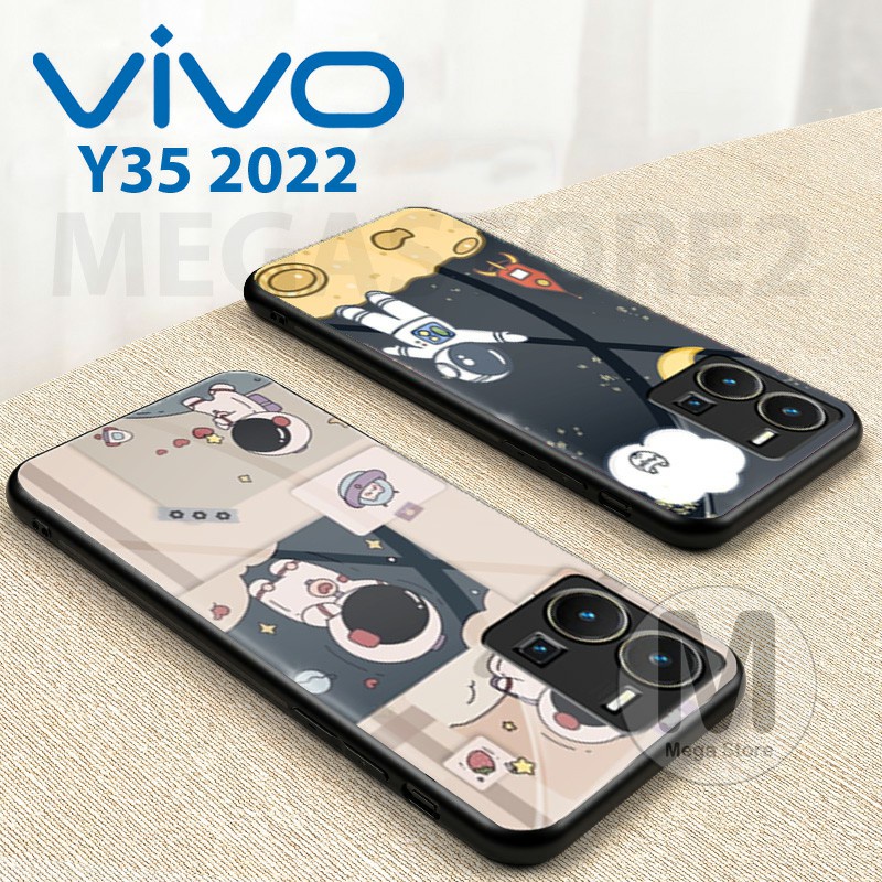 VIVO Y35 2022 [ MG-196 ] Softcase Kaca VIVO Y35 2022 Case Hp VIVO Y35 2022 Casing Hp VIVO Y35 2022 S