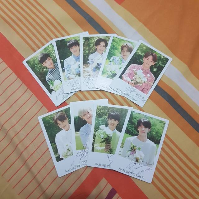 EXO NATURE REPUBLIC PHOTOCARD