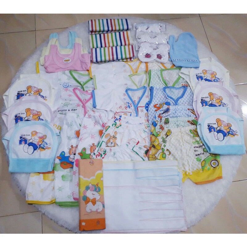 Paket Perlengkapan Bayi Baru Lahir Murah Set Paket Hemat Ekonomis Baju Bayi