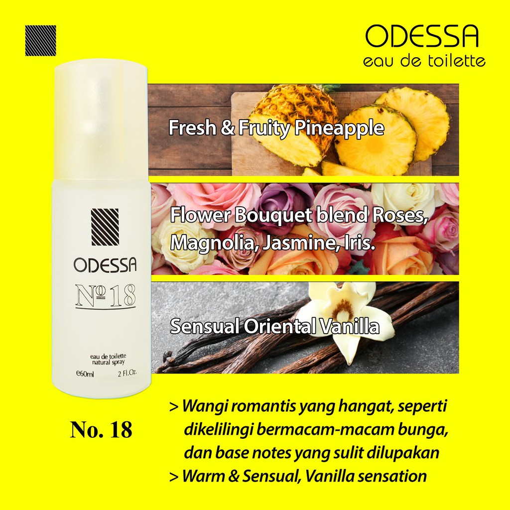 ODESSA EDT Perfume 60ml [No 02 - 40] ✰ ascocobeauty ✰