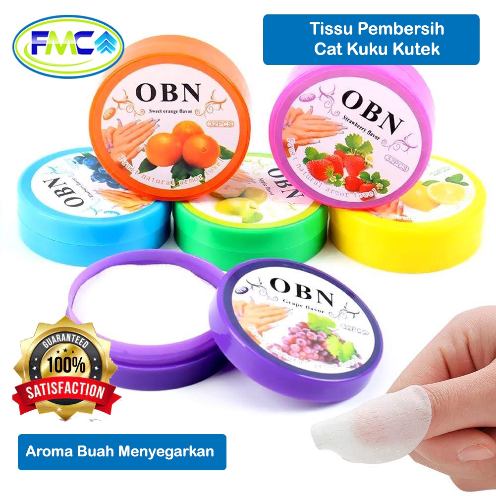 Tisu Pembersih Kutek Kuku Gel Aroma Buah Nail Polish Remover Penghilang Cat Kuteks Penghapus Cat Kuku