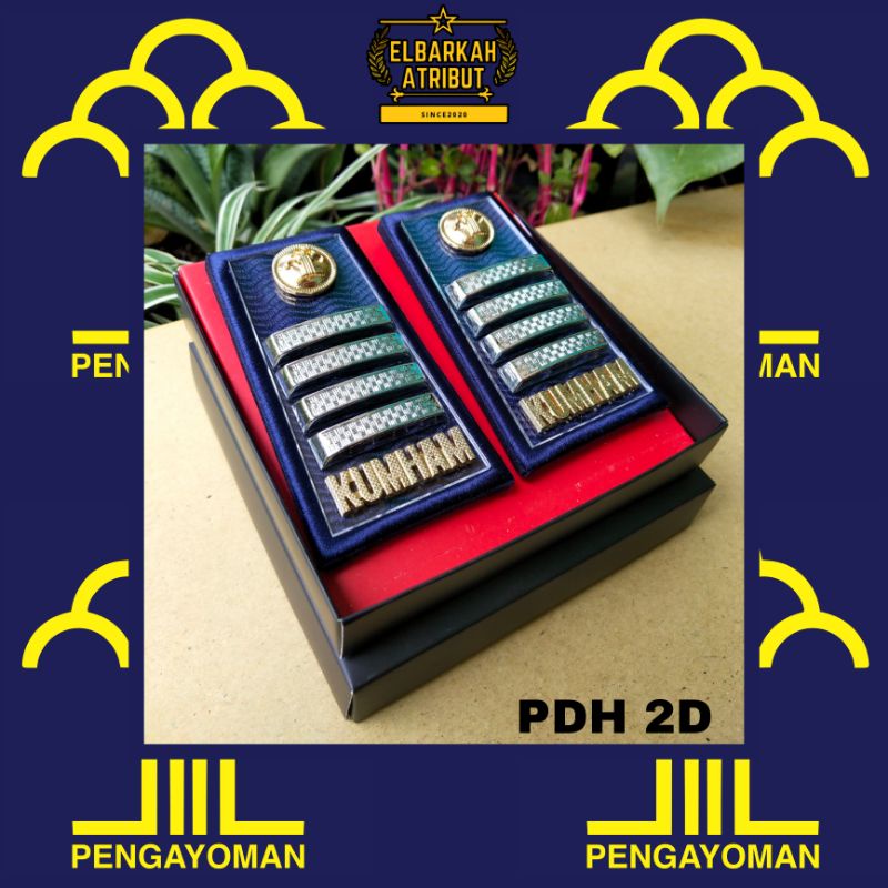 pangkat KUMHAM 2D / tanda pangkat pdh kumham pengayoman