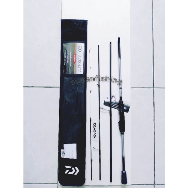 Joran DAIWA AEROLITE 704LXS Travel Rod 3 - 8lb Solid Tip | ultra light joran sambung 4