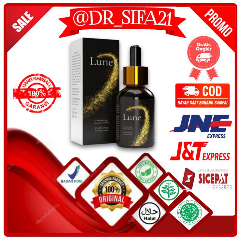 Lune asli 100% original Lune serum wajah anti aging original | lune asli serum BPOM ampuh