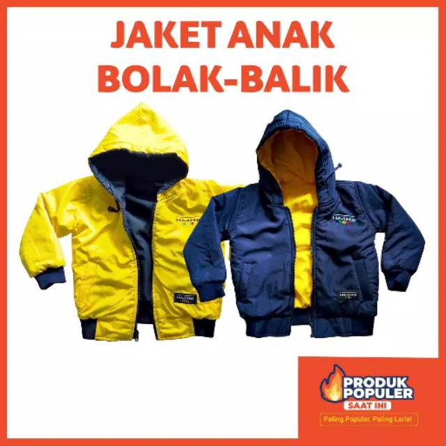 Jaket anak BB/BOLAK-BALIK/captain nallow/switer abu
