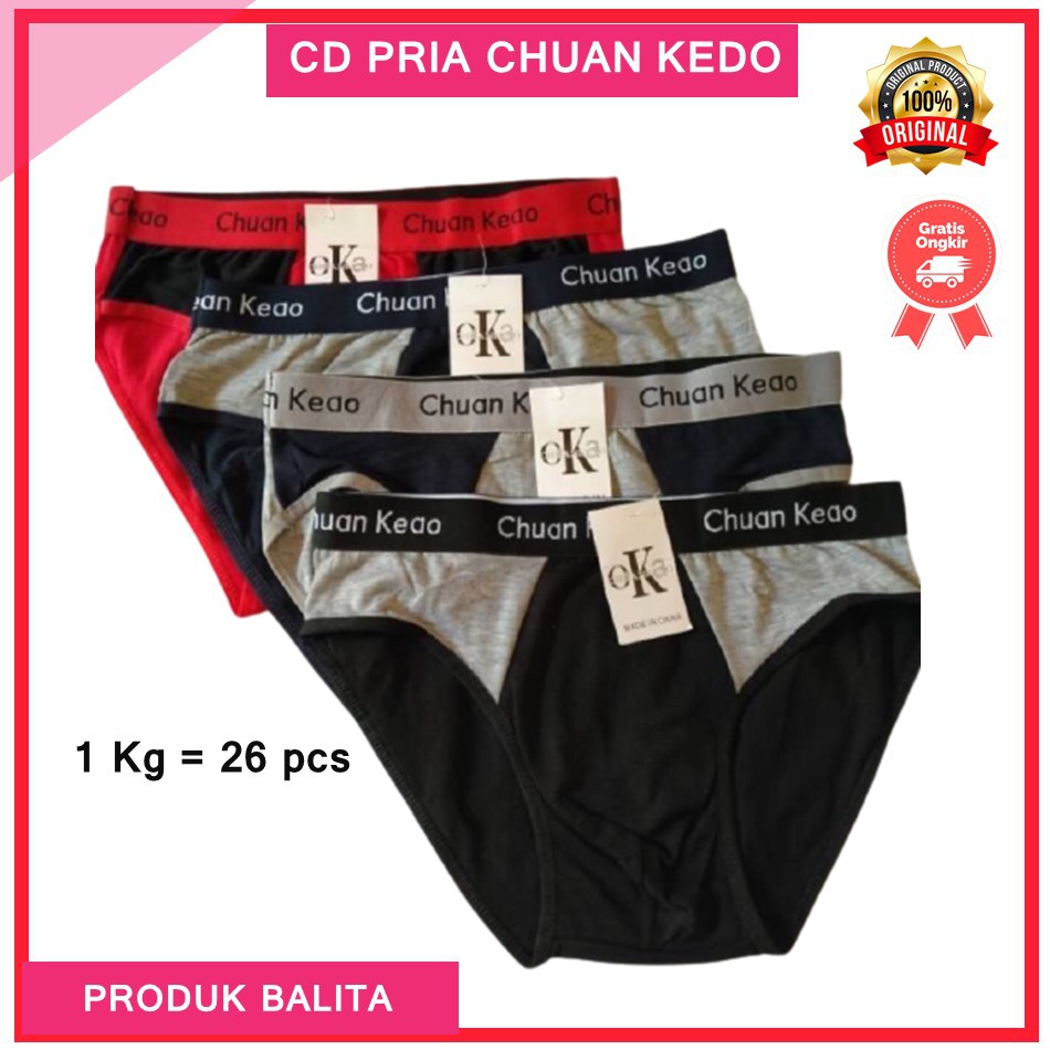 CD PRIA CELANA DALAM CHUAN KEDO FEMA SEMPAK IMPORT MODEL SPORTY BAHAN KAOS