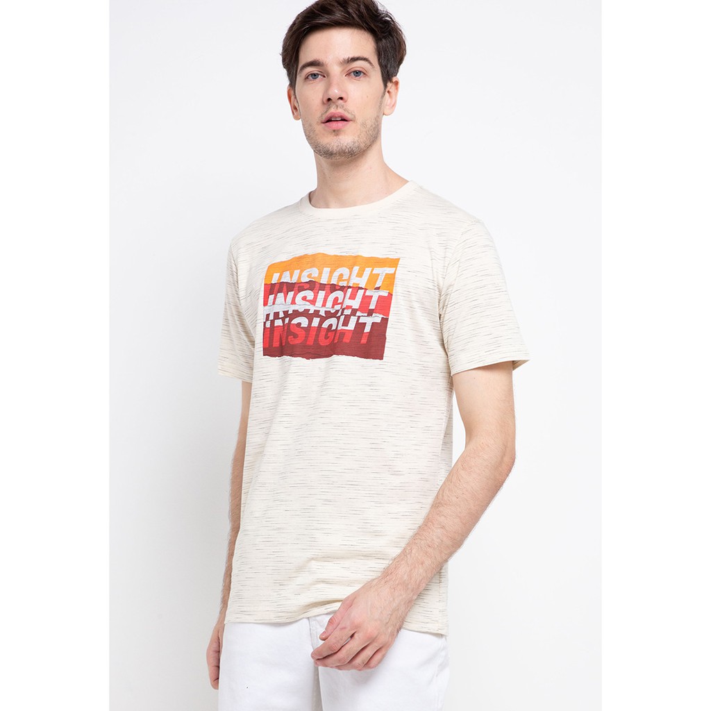 Insight Kaos Pria Lengan Pendek Cream Fiends Tee IS011119-CRM Planet Surf