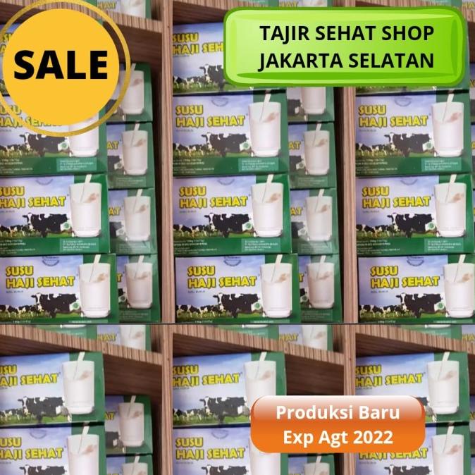 

BISA COD Susu Haji Sehat- Susu Bubuk dgn Colostrum 180 mg-1 Dus @10 Sachet