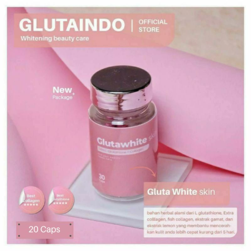 PEMUTIH BADAN ALAMI | 100%HERBAL | MA BOSTER | BPOM | CL health | 20 caps