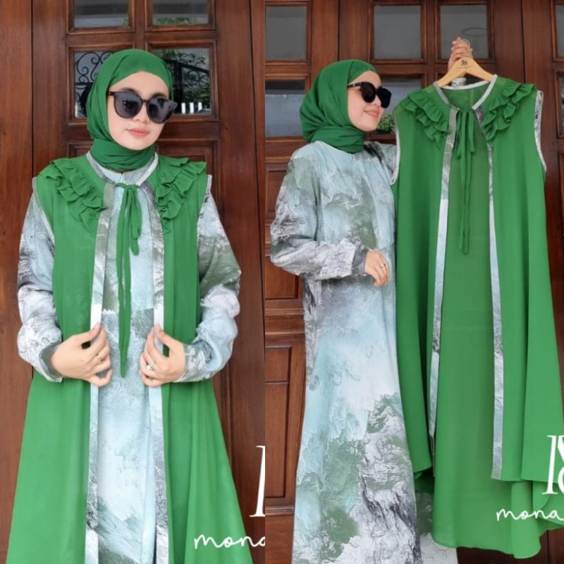 QINAAN GAMIS SET ROMPI MONA SYARI by ME