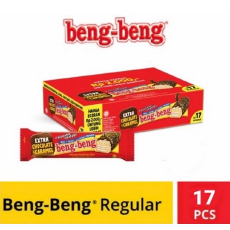 

17 PCS BENG BENG WAFER COKLAT 425 GRAM