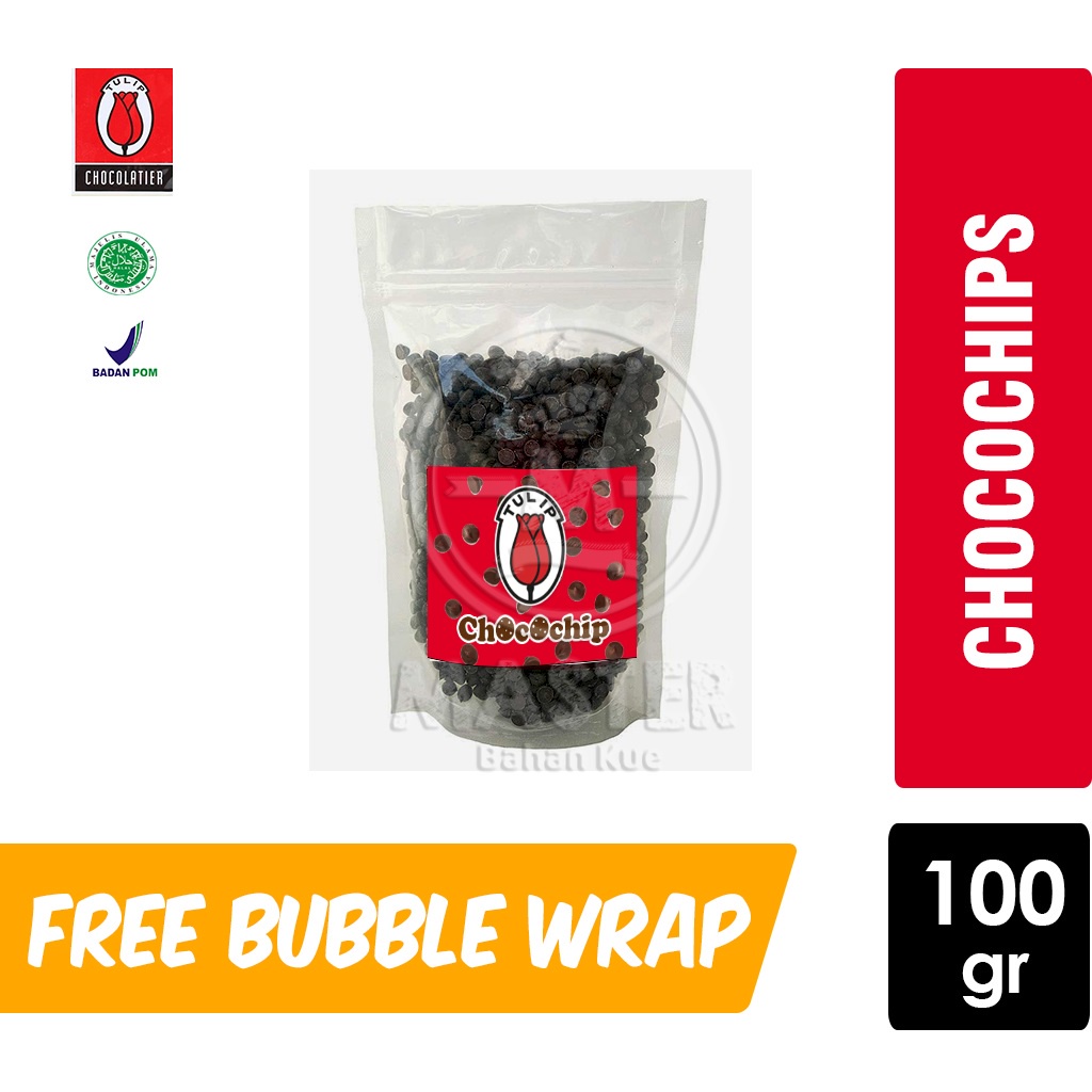 

Tulip Choco Chips Dark / Coklat Chip / Chocochip [100 gr]