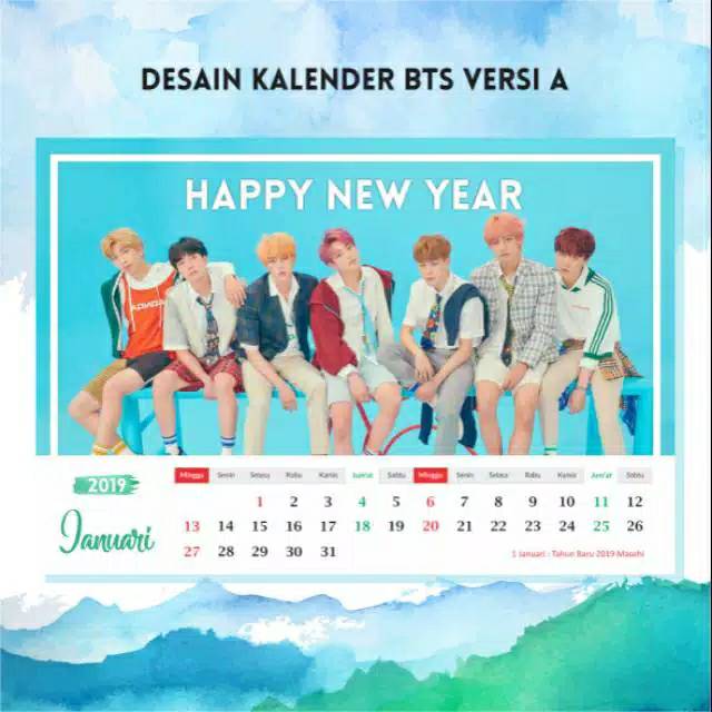 

Kalender duduk bts