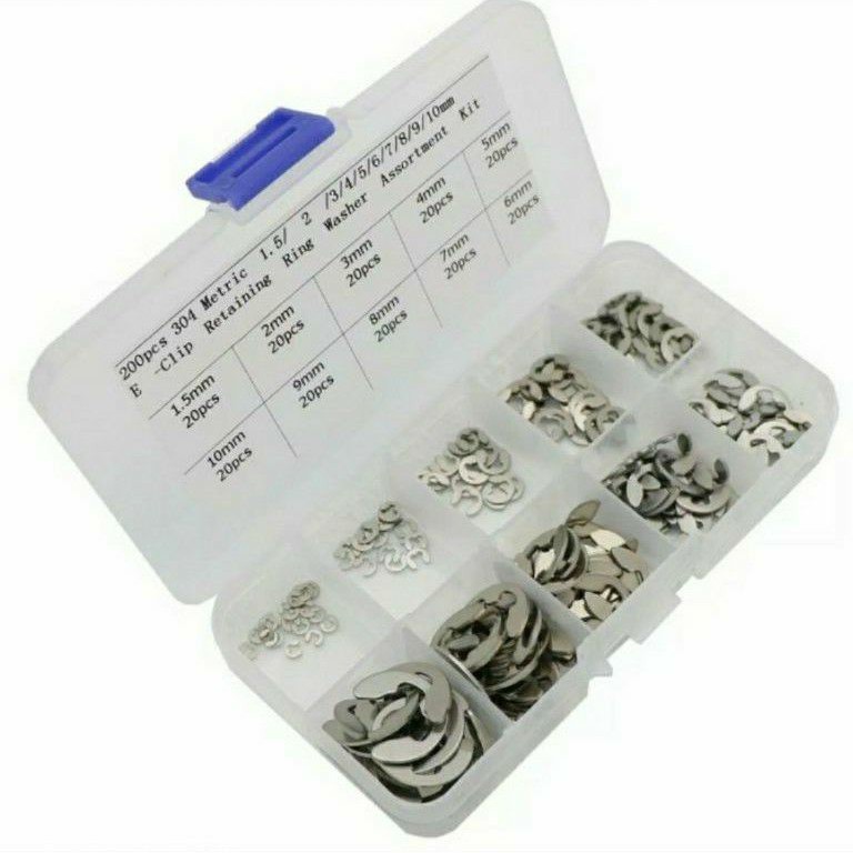 E Ring Snap E Ring STAINLESS STEEL 200 pcs