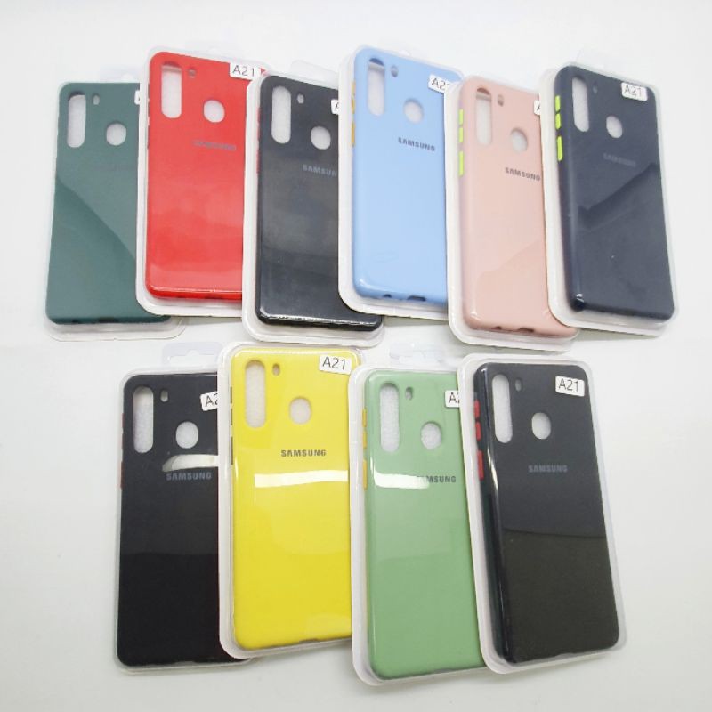 Samsung Galaxy Note 10 Macaron Tone Case / Silicone Macaron Colour Side button