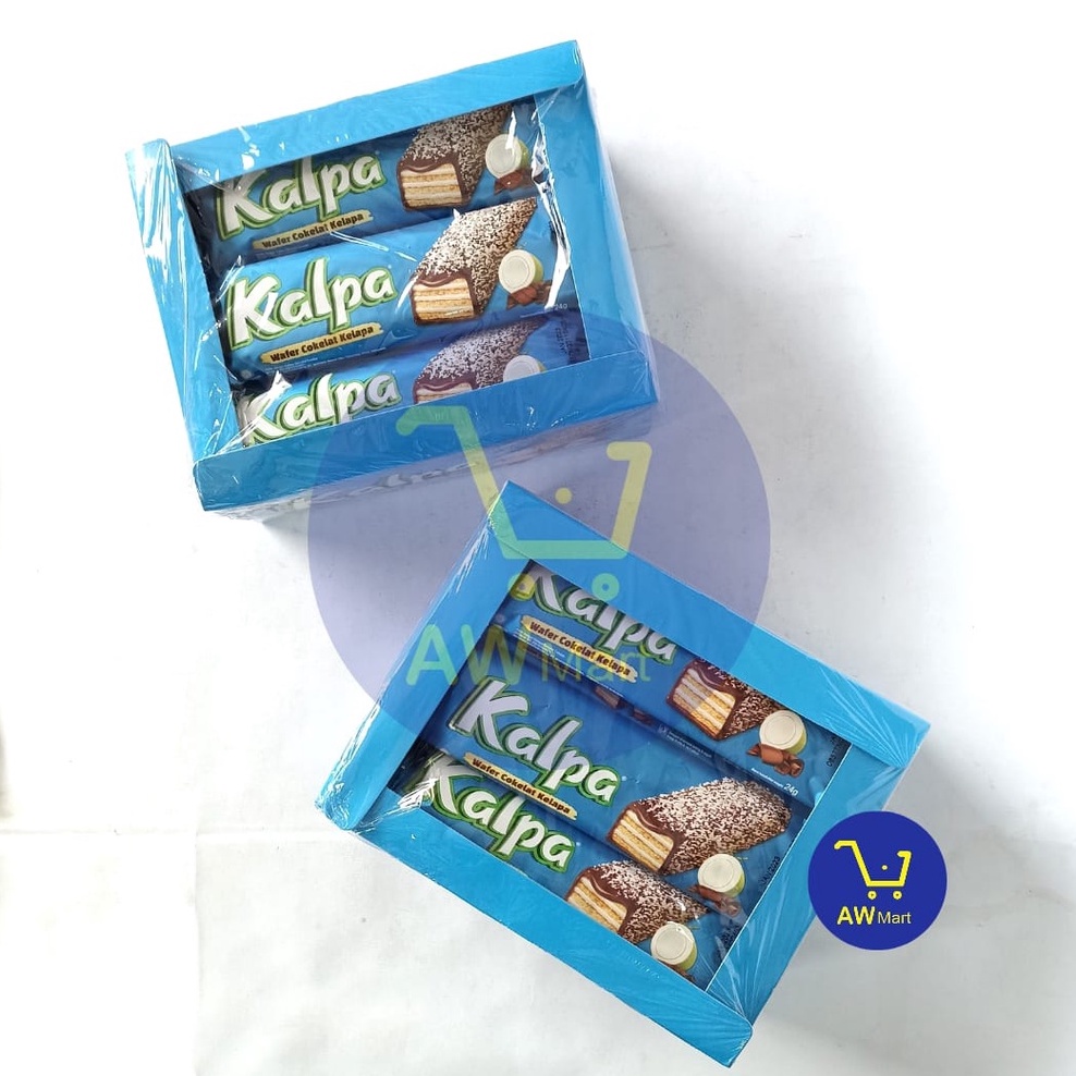 WAFER KALPA ISI 12 PCS X 24GR - WAFER COKELAT KELAPA - KALPA