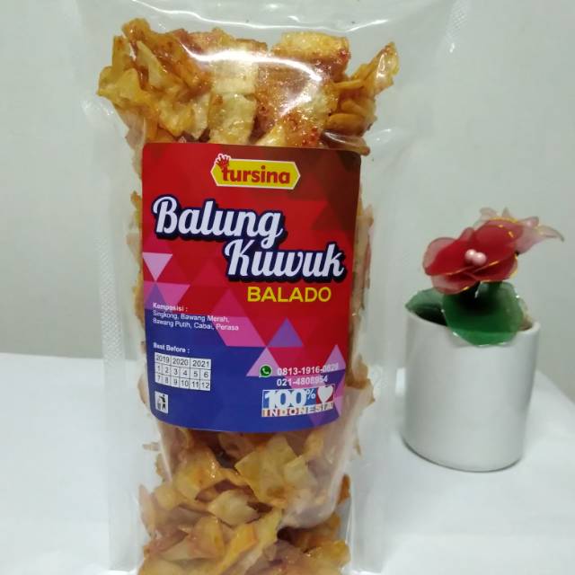 

KERIPIK SINGKONG BALADO TURSINA FOOD 250 GRAM (PACKING BUBBLE WRAP)