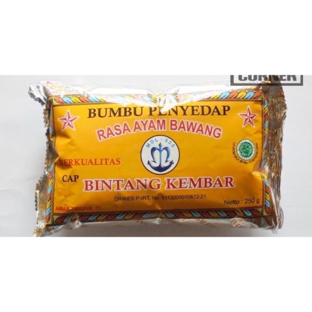 

Bumbu Penyedap Atom Bintang Kembar Ayam bawang & Balado 250 gr