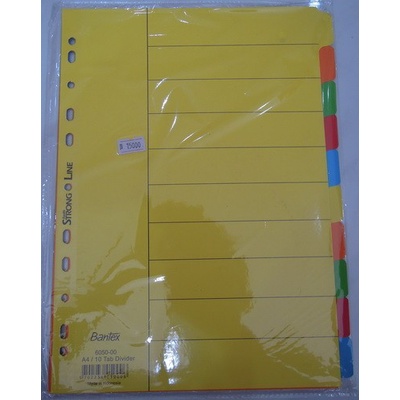 

Diskon Tab Divider / Pembatas Warna A4 Bantex 6050 Diskon