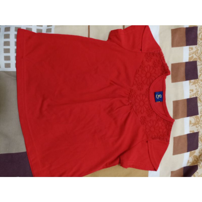 Baju Anak perempuan cewek merah