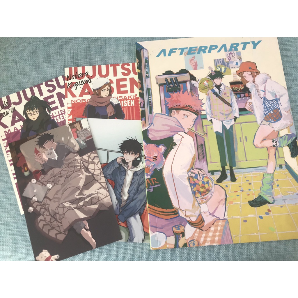 Artbook Postcard Fushiguro Megumi Itadori Yuuji Jujutsu Kaisen JJK
