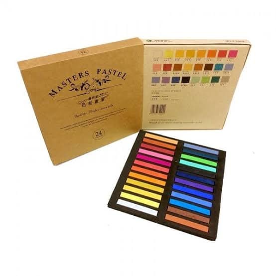 

PASTEL-DRY-OIL- MARIES MASTERS SOFT PASTEL 24 WARNA -OIL-DRY-PASTEL.