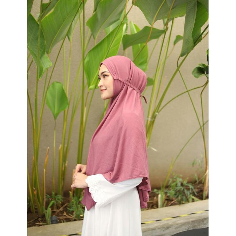 Hijab Instan Bergo Aisyah Size Xxl Bahan Kaos