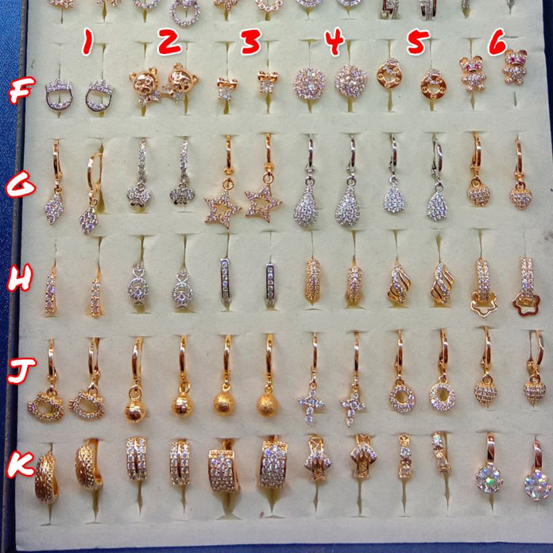 La Vienne - Anting Titanium Wanita - 5 Variasi Magdalena