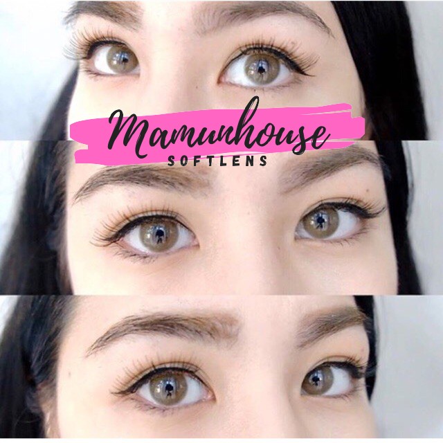 ORIGINAL Softlens Sweety Hydrocor Warna Grey Gray Brown Coklat Natural Soflen Minus Murah Original S