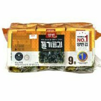 

Dongwon seasoned laver with perilla oil 9p (45 gr )