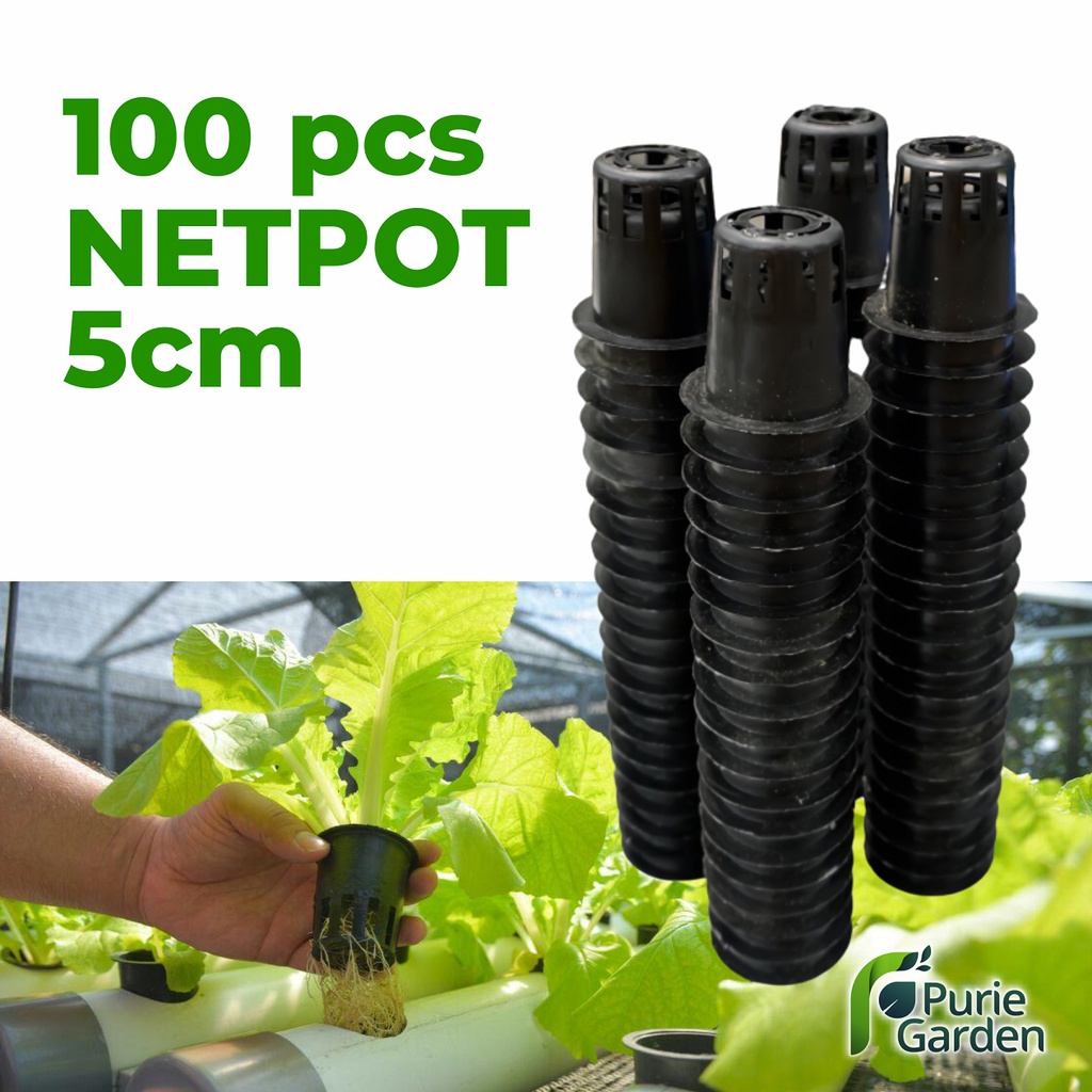 Netpot Hidroponik Hitam 5cm 100Pcs PG SBY