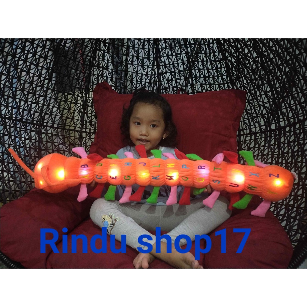 boneka ulat LED BONEKA DASHBOR MOBIL boneka ulil