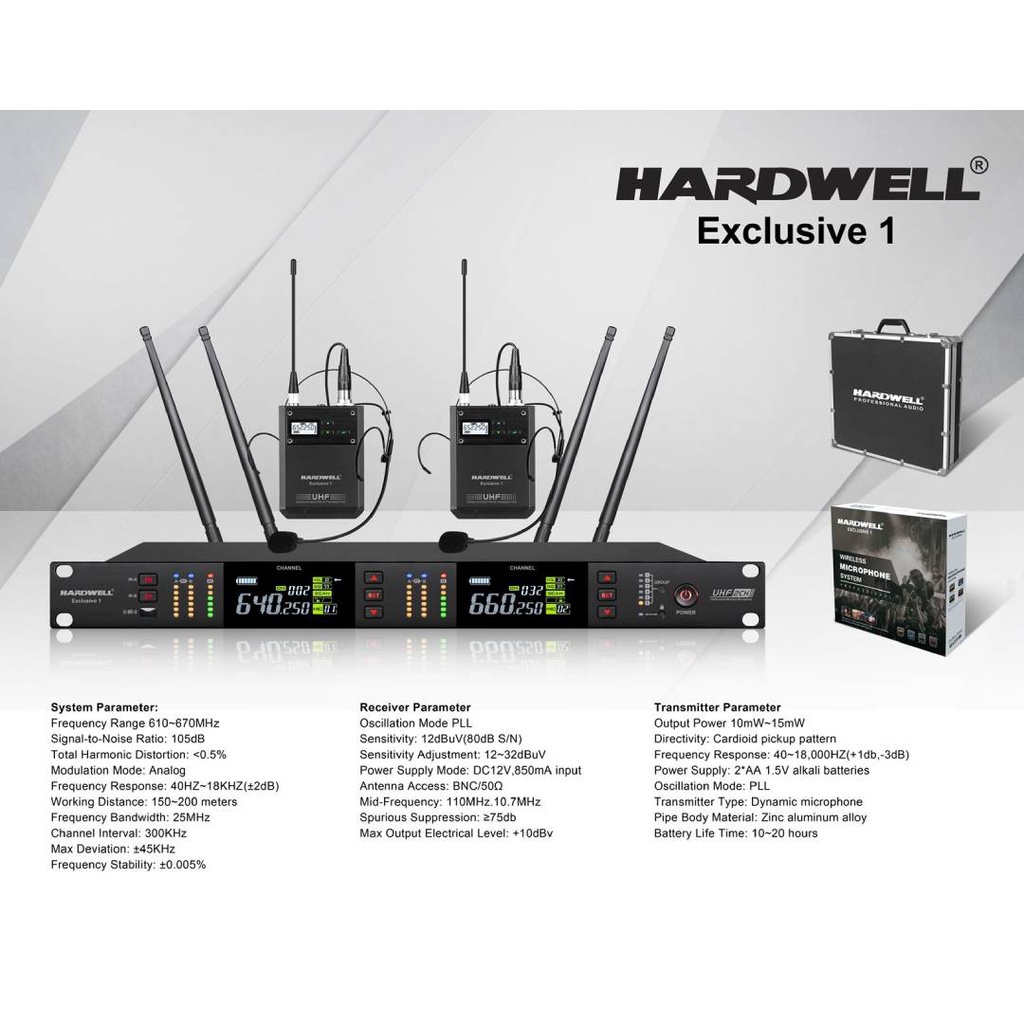Mic Wireless HARDWELL EXCLUSIVE 1 EXCLUSIVE1 2 JEPIT 2 HEADSET