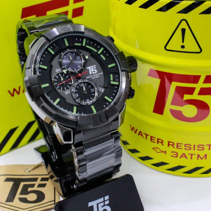 JAM TANGAN T5 H 3815 G ORIGINAL CHRONOGRAPH AKTIF/JAM TANGAN T5 TERBARU/T5 H 3815G/JAM T5 TERLARIS/J