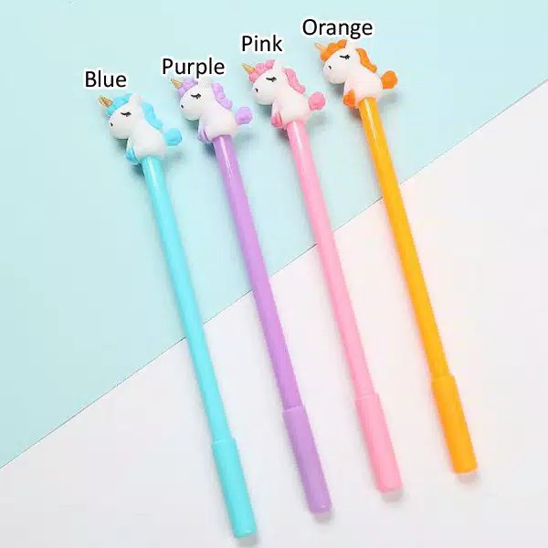 

PULPEN KARAKTER UNICORN PULPEN KARAKTER LUCU TINTA GEL BLACK 0.38MM BABY UNICORN CHUBBY CUTE