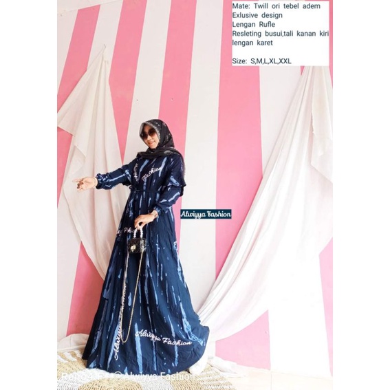 Gamis Twill Ori Exclusive Dress by Alwiyya Fashion