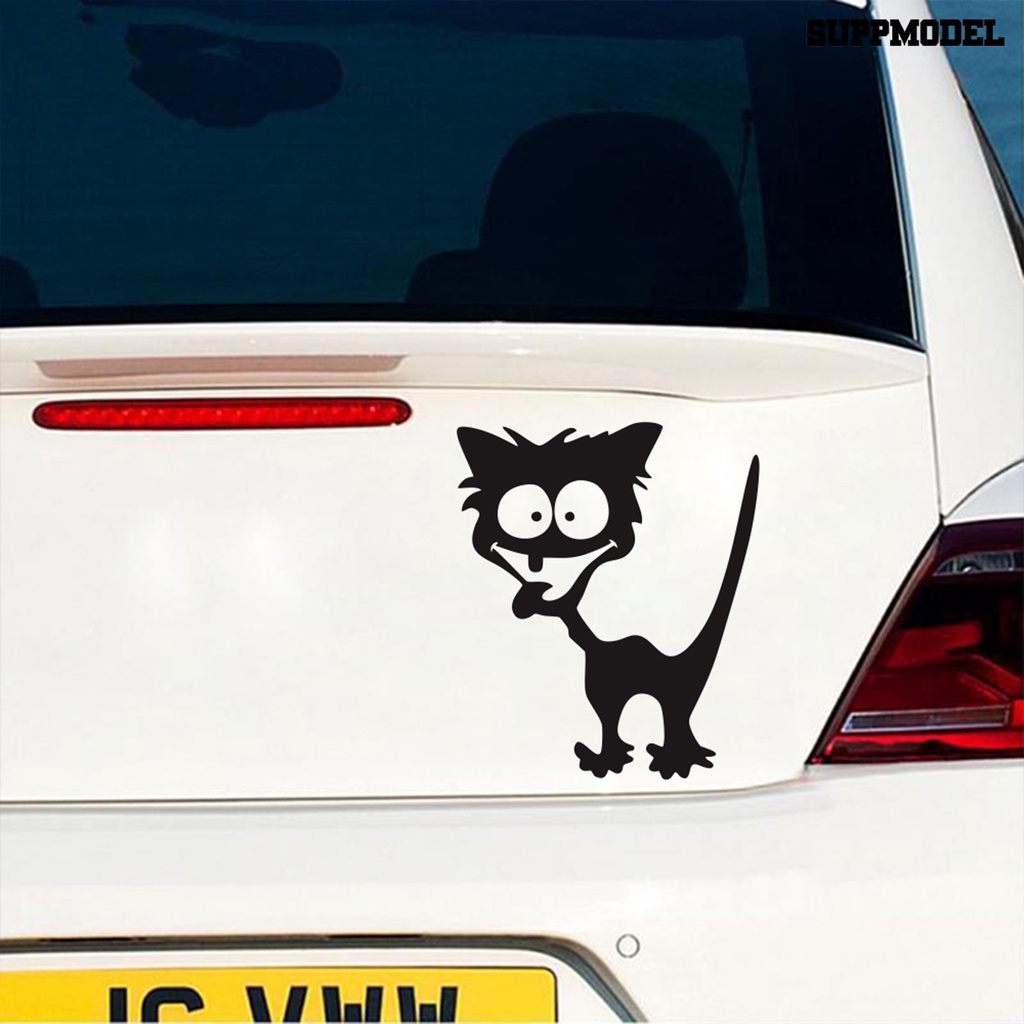 Stiker Motif Kucing Lucu Anti Air Untuk Dekorasi Mobil