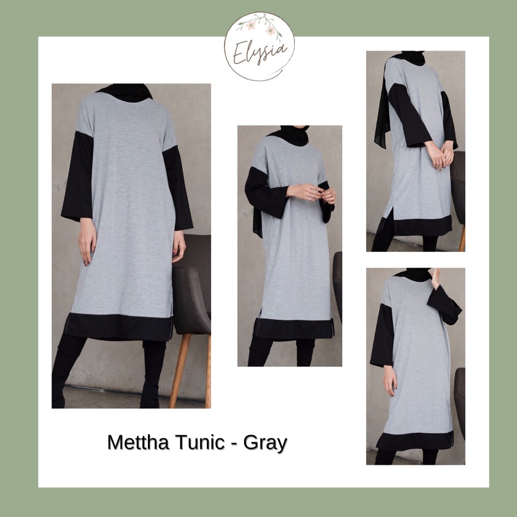 Mettha Mix Colour Tunic - Atasan Wanita Tunik