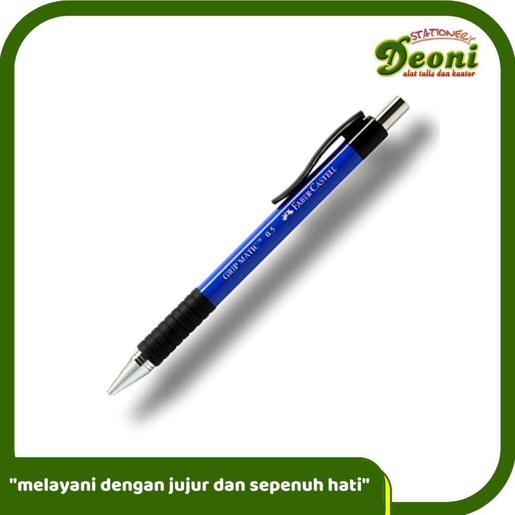 

FABER CASTELL Grip Matic 1318 Mechanical Pencil 0.5 / Pensil Mekanik 1 Pcs