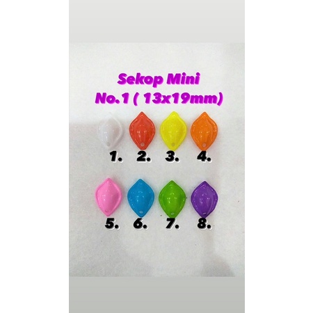 Sekop Mini No.1 Melamin (ukuran No 2,3,4 ada di etalase lain)