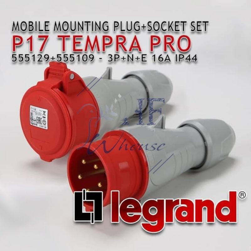 Legrand Set Mobile Mounting + Plug 16A 3P+E+N 5Pin IP44