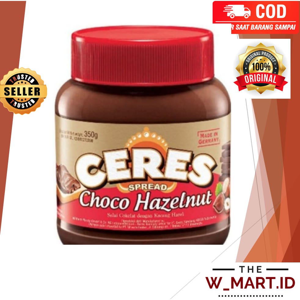 

CERES CHOCO HAZELNUT SELAI CERES COKLAT SPREAD 180 GR