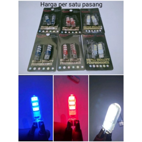 Lampu LED sen  jelly kedip/flash dan diam/lampu ritting/ lampu kecil variasi Scoopy/vario/Mio soul/Mio GT/Supra/legenda/karisma
