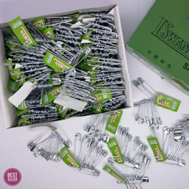 peniti jilbab lswan set 12 pcs D3