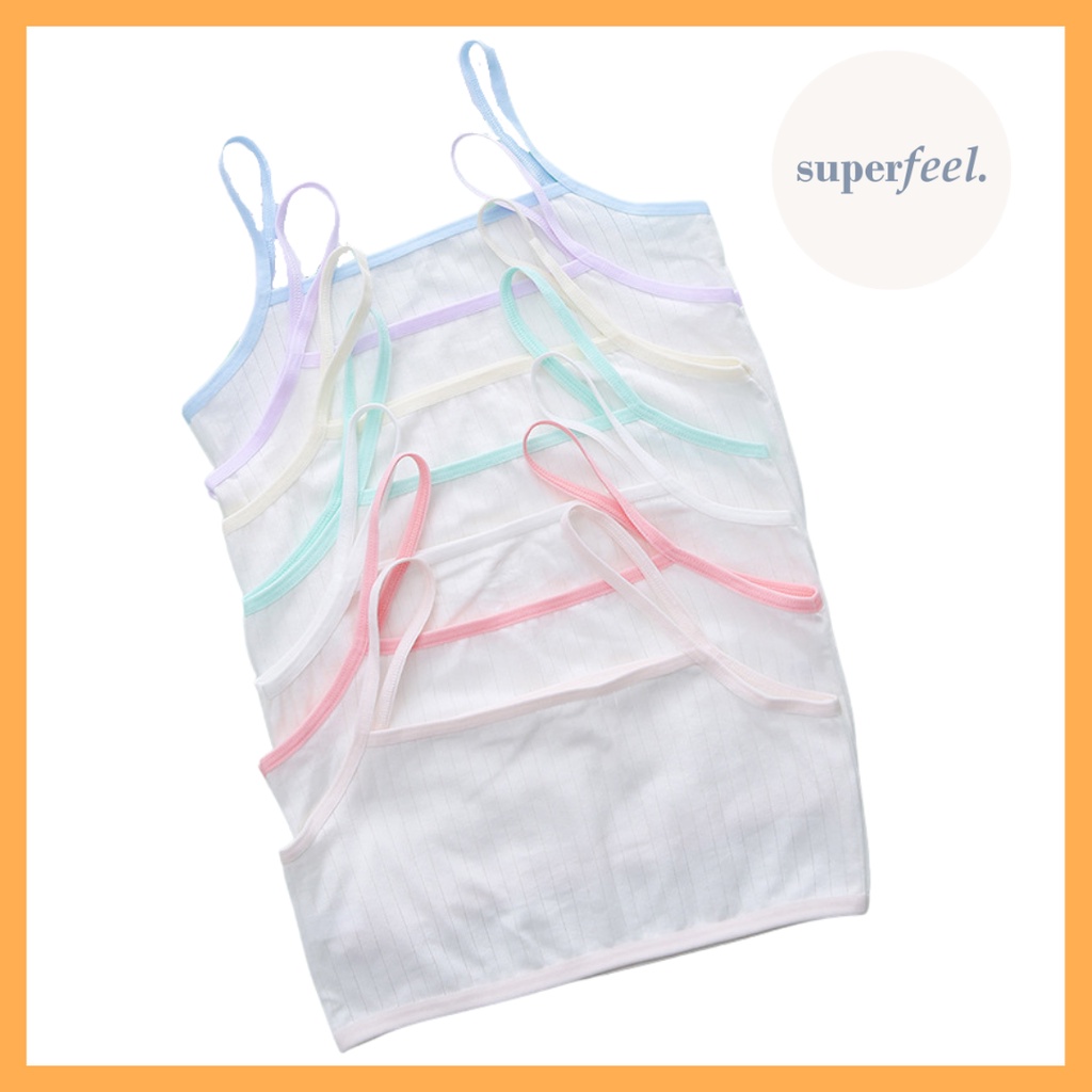 SFL MINISET KATUN MURNI BRA BH ANAK BOCAH REMAJA PEREMPUAN SD SMP MINI SET POLOS KECIL PUBERTAS TANP