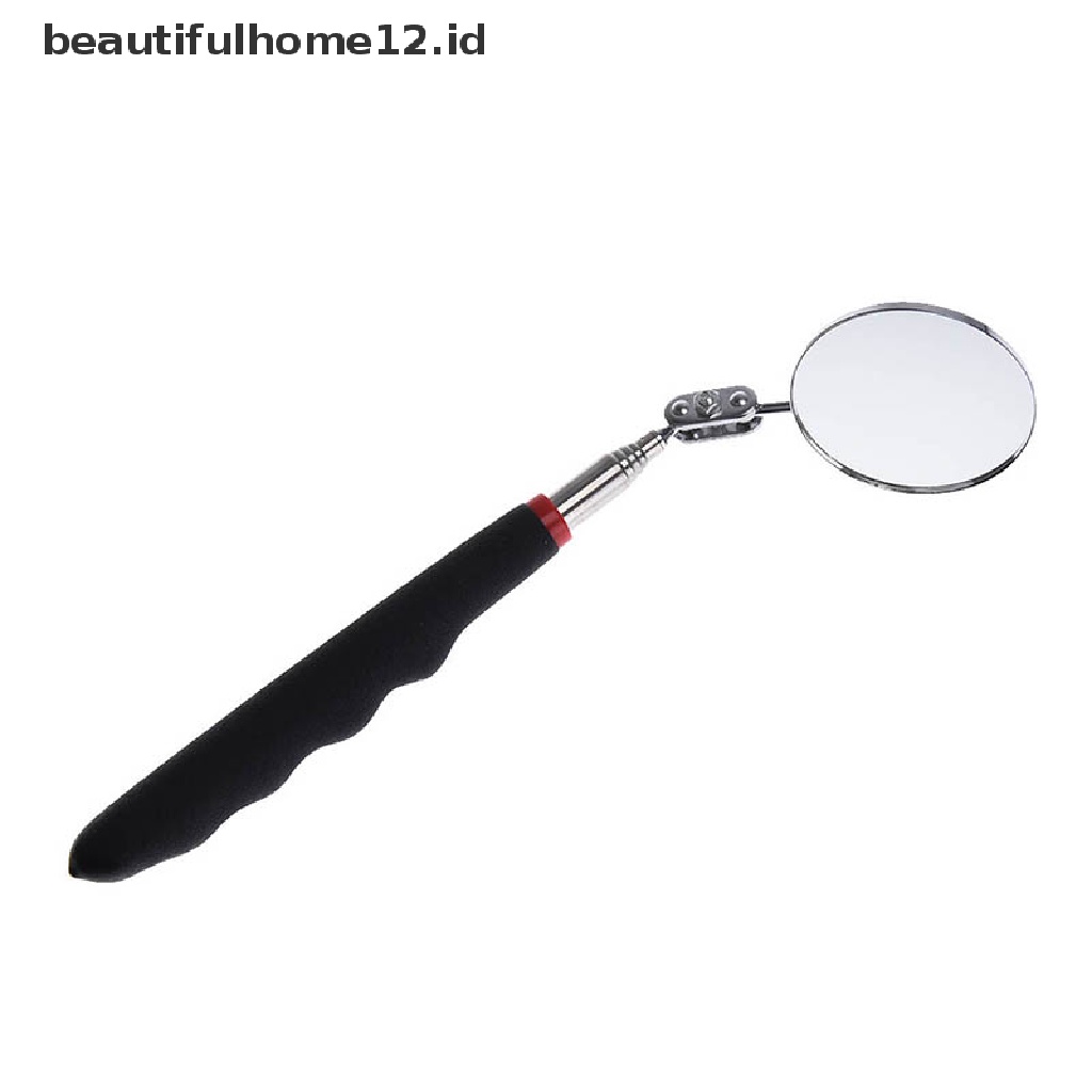 【beautifulhome12.id】 adjustable angles retractable telescopic inspection round mirror for hidden area .